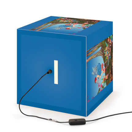 Periwinkle Painting the Petals Ida Outhwaite Light Cube Lamp