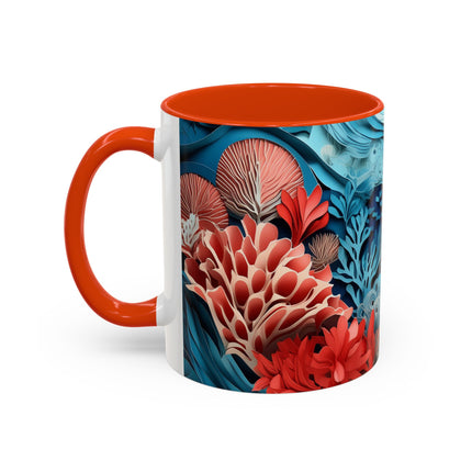 Enchanting Underwater Scene Colorful Mugs (11oz, 15oz)