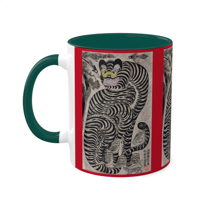 Talismanic Tiger Colorful Mugs, 11oz