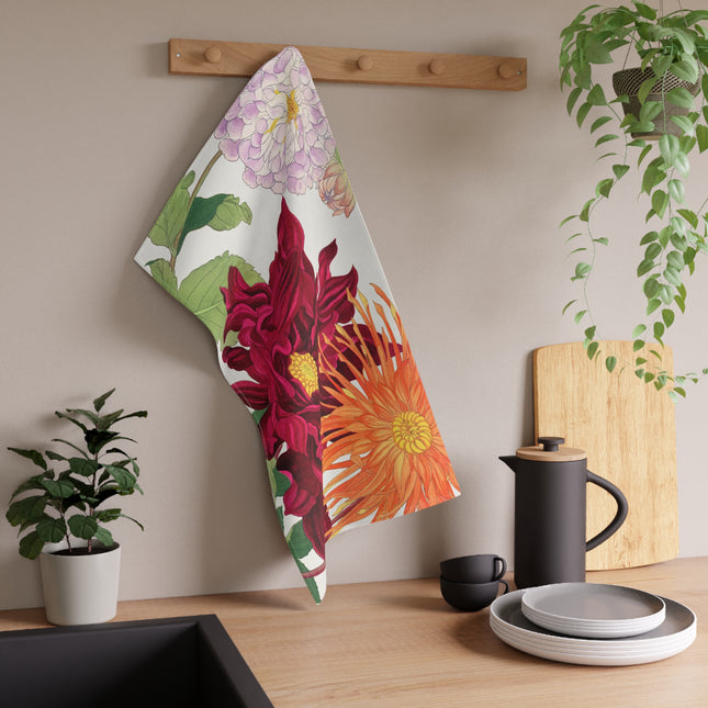 Dahlia by Tanigami Kônan Kitchen Towel