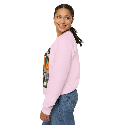 Night of the Trick-or-Treating Owlets Unisex Heavy Blend™ Crewneck Sweatshirt