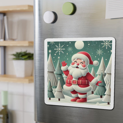 Santa's Joyful Night Die-Cut Magnets (5 Sizes)