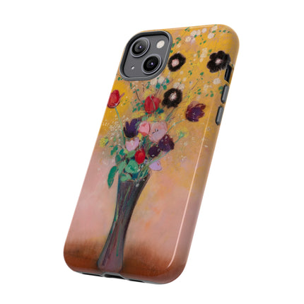 Vase of Flowers by Odilon Redon Phone Cases