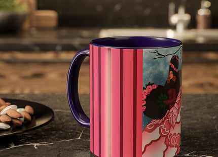Winter Rose Empress Colorful Mugs (11oz, 15oz)
