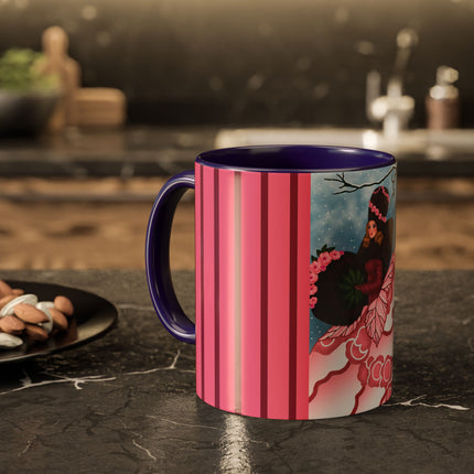 Winter Rose Empress Colorful Mugs (11oz, 15oz)