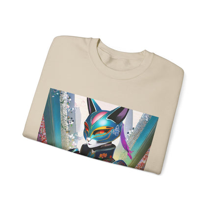 Cyberpunk Chic Unisex Heavy Blend™ Crewneck Sweatshirt