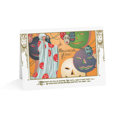 Hauntingly Chic – Halloween Glamour & Masks Greeting Cards (1, 10, 30, and 50pcs)