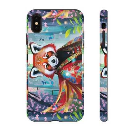 Cybernetic Red Panda Phone Cases