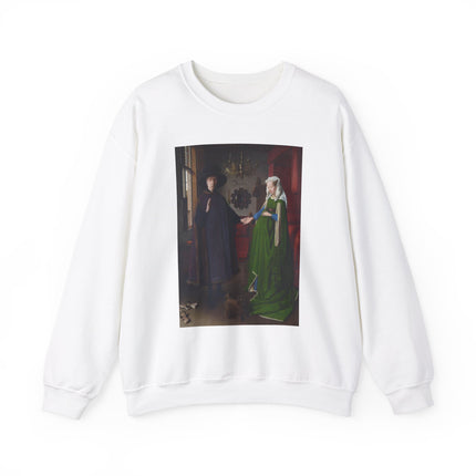 Arnolfini Portrait by Jan Van Eyck Heavy Blend™ Crewneck Sweatshirt
