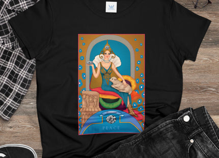 April & Diamond (from the Gem Series) by Sofia Chiostri Women's Midweight Cotton Tee