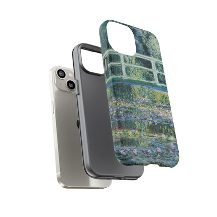 Water Lilies and Japanese Bridge by Claude Monet Phone Cases