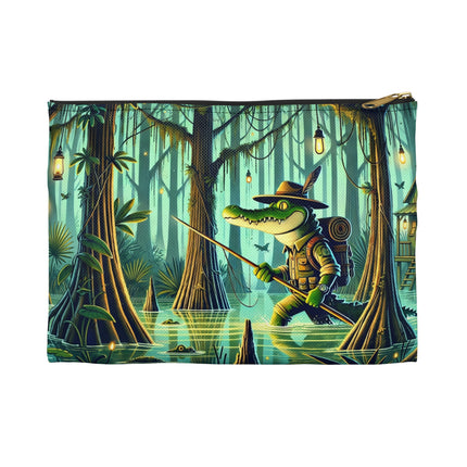Swamp Stalker Accessory Pouch – Stealthy Predator & Misty Mystery