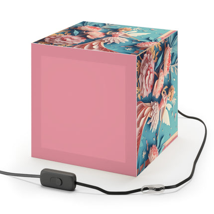 Peony Fairy Light Cube Lamp