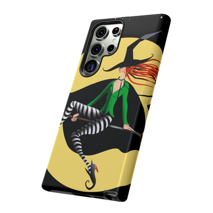 A Witch’s Moonlit Flight Phone Cases