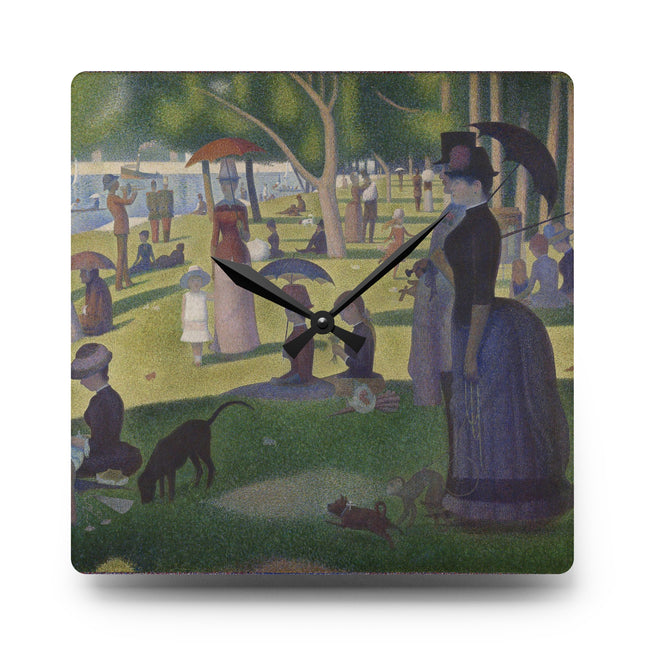 A Sunday on La Grande Jatte by Georges Seurat Acrylic Wall Clock