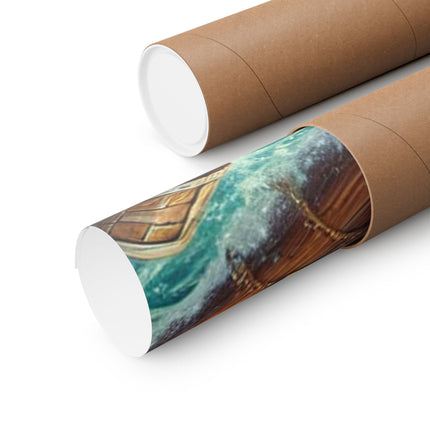🦆🗺️ The Daring Drake Matte Vertical Poster – Adventure, Freedom & Mythic Storytelling