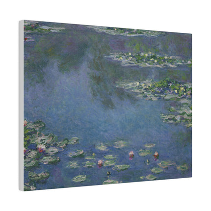Water Lilies by Claude Monet Matte Canvas, Stretched, 0.75"