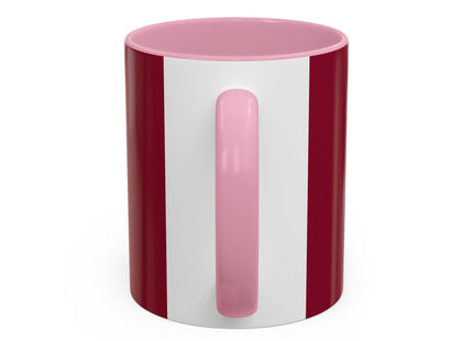Elegant Holiday Woman with Gifts Colorful Mugs (11oz, 15oz)