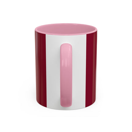 Elegant Holiday Woman with Gifts Colorful Mugs (11oz, 15oz)