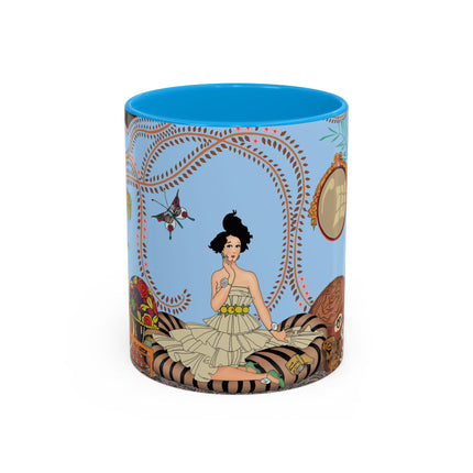 Minuit … ou l’appartement à la mode by George Barbier Colorful Mugs (11oz, 15oz)