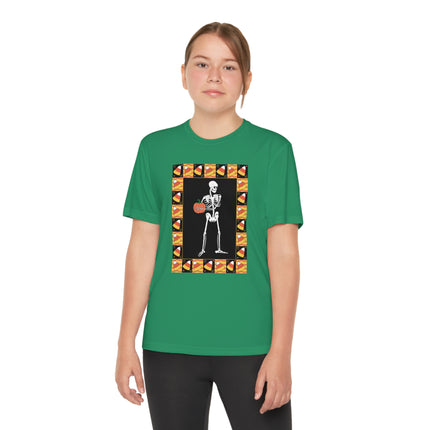 Candy Corn Skeleton Youth Competitor Tee