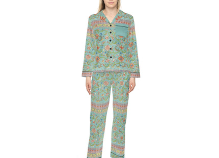 Chinese Ornament by Owen Jones Women's Satin Pajamas (AOP)