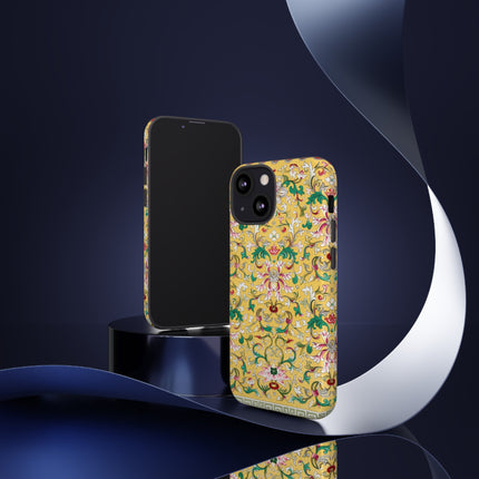 Yellow Botanical Pattern by Owen Jones Phone Cases