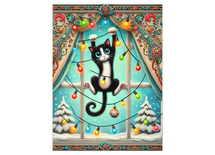 Mischief in Tinselland Ceramic Tile