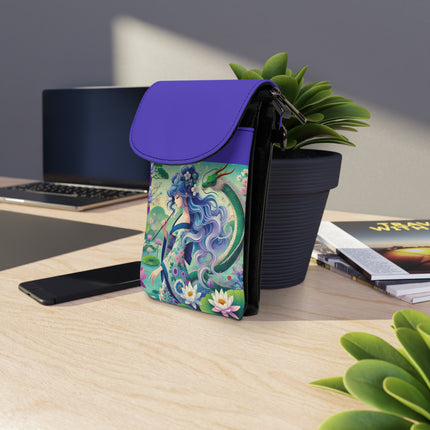 Fairy of the Koi Pond Small Cell Phone Wallet