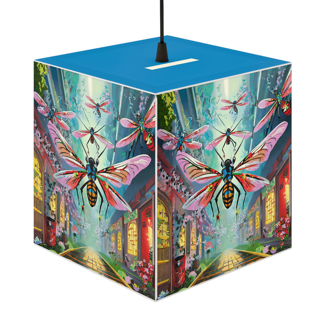 Neon Swarm Light Cube Lamp