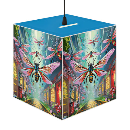 Neon Swarm Light Cube Lamp
