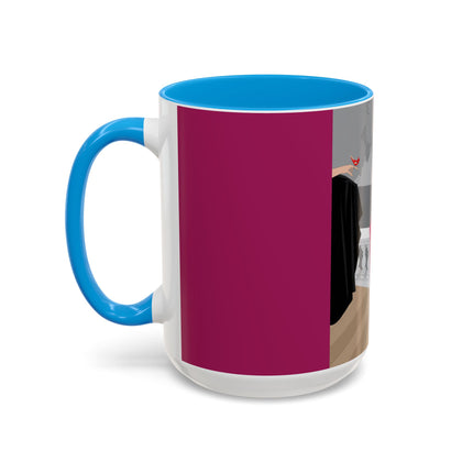 The Red Bird Colorful Mugs – Gentle Storybook Charm & Elegant Whimsy