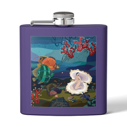 Ocean Pearl Siren Flask – Mystical Mermaid & Marine Enchantment