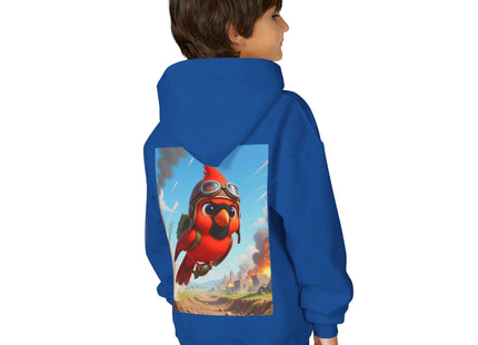Cardinal Dive Bomber Youth Heavy Blend Hooded Sweatshirt