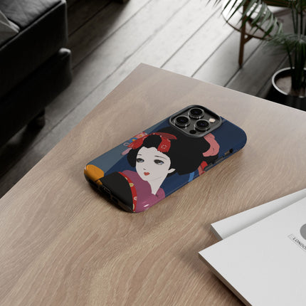 Geisha Portrait Phone Case – Elegant Beauty & Timeless Grace