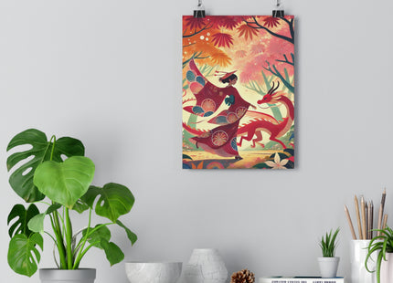 The Dragon Fairy’s Dance Giclée Art Print