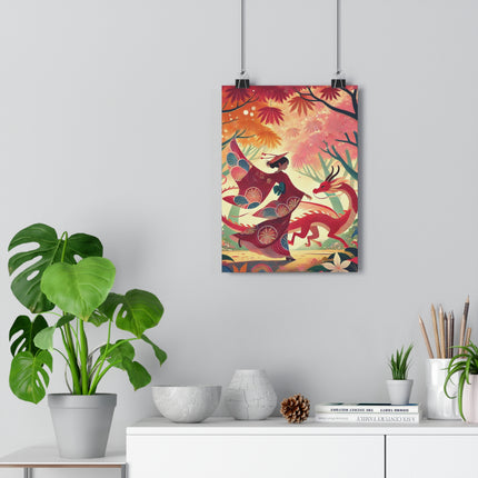 The Dragon Fairy’s Dance Giclée Art Print