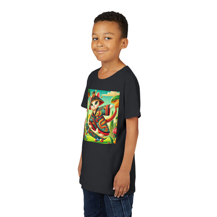 Dragon Dance on Wheels Youth Short Sleeve Tee