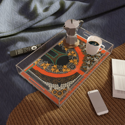 La décoration moderne dans le textile Pl. 6 by Gaston Charlet Acrylic Serving Tray