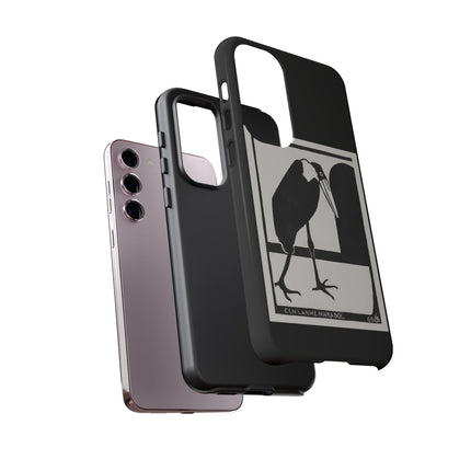 A Lame Marabou by Samuel Jessurun de Mesquita Phone Cases