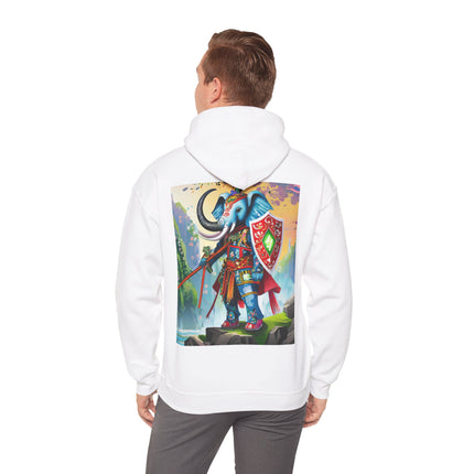 Cyberpunk Elephant – Heavy Blend™ Hooded Sweatshirt