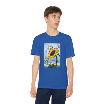 Sunflower Fairies by Margaret Tarrant Youth Competitor Tee – Golden Garden Magic & Storybook Wonder