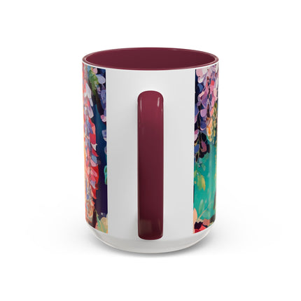 Golden Wisteria Symphony Colorful Mugs (11oz, 15oz)
