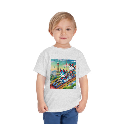 Kitsune Carnival Toddler Short Sleeve Tee