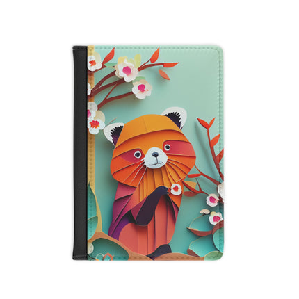A Playful Red Panda Passport Cover