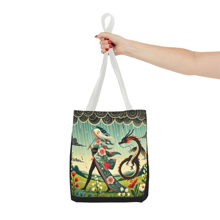 The Dragon Fairy’s Stride Tote Bag – Grace, Strength & Mythic Adventure
