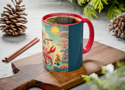 The Celestial Crab Navigator Colorful Mugs (11oz, 15oz)