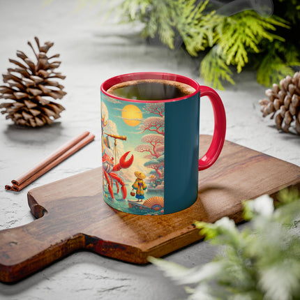The Celestial Crab Navigator Colorful Mugs (11oz, 15oz)