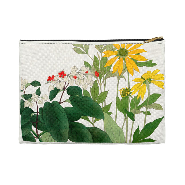 Clerodendrum & Rudbeckia Accessory Pouch – Tanigami Kônan Botanical Art Design