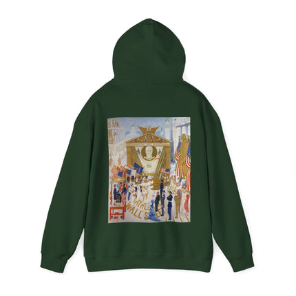 The Cathedrals of Wall Street by Florine Stettheimer Heavy Blend™ Hooded Sweatshirt